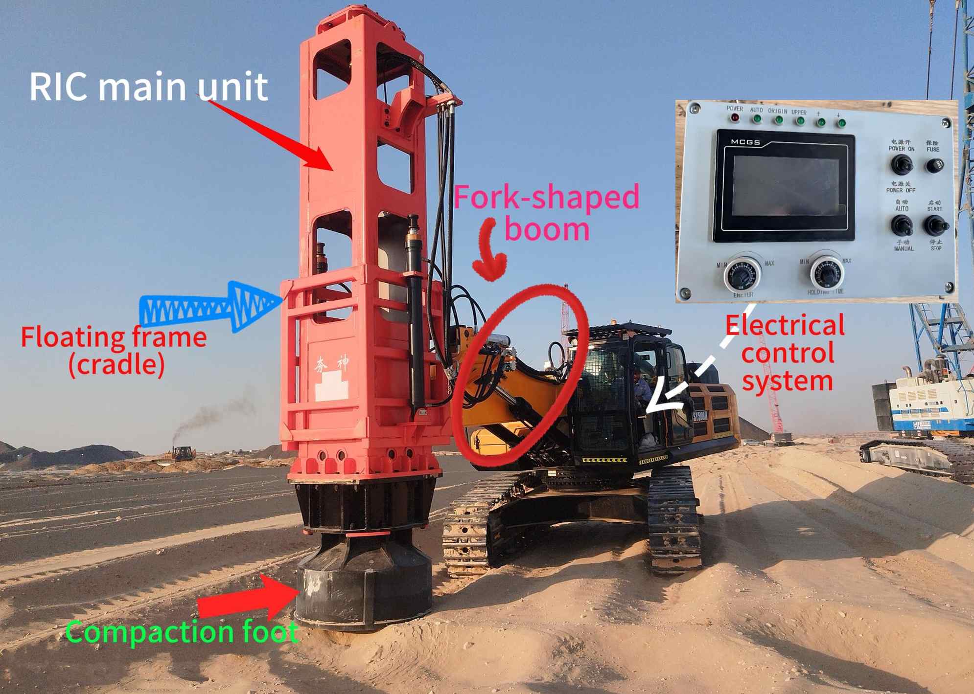 Rapid Impact Compaction unit